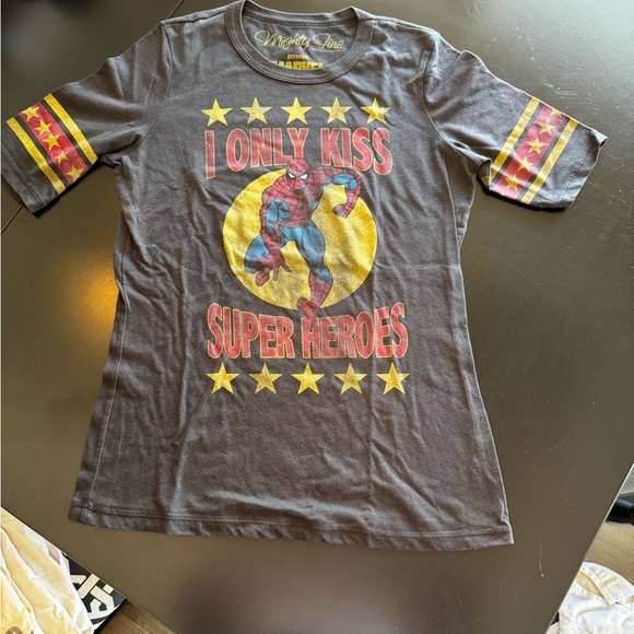 Marvel Gray and Red Short Sleeve Tee with Graphic Design - Picture 1 of 1